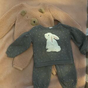 Both outfits are warm 24months